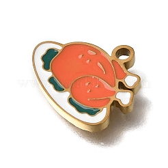 304 Stainless Steel Enamel Pendants&nbsp;SA-CBAA2E4-06B-G