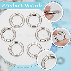 20Pcs Alloy Spring Gate Rings&nbsp;FIND-BBC0002-21P