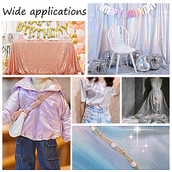 Symphony Laser Polyester Fabric&nbsp;DIY-WH0401-67C