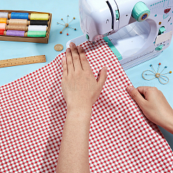 Tartan Cotton Fabric&nbsp;DIY-WH0671-412B