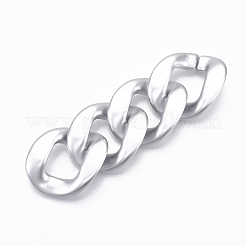 Spray Painted CCB Plastic Linking Rings&nbsp;CCB-R104-01B-03