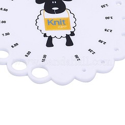 Plastic Knitting Needle Gauge Tool Rulers&nbsp;PW22062551838