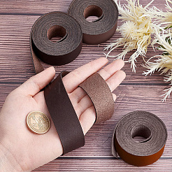 3 Rolls 3 Colors Flat PU Leather Cord&nbsp;LC-GF0001-15A