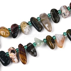 Natural Indian Agate Beads Strands&nbsp;G-Z091-A24
