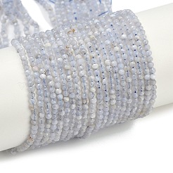 Natural Blue Lace Agate Beads Strands&nbsp;G-Z074-A01-03