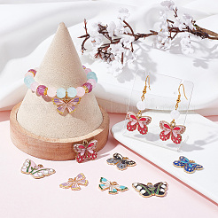 36Pcs 9 Style Alloy Enamel Pendants&nbsp;ENAM-SC0002-89