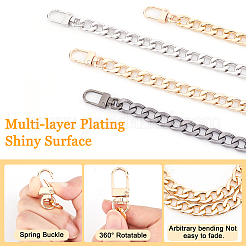 8Pcs 4 Colors Aluminum Curb Chains Bag Handles&nbsp;FIND-PH0001-36