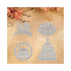 Birthday Carbon Steel Cutting Dies Stencils&nbsp;DIY-DM0001-010MP