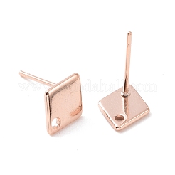 201 Stainless Steel Stud Earring Findings&nbsp;STAS-K241-01RG