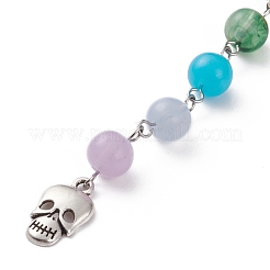 Tibetan Style Alloy Bookmarks for Halloween's Day&nbsp;AJEW-JK00165-03