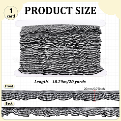 20 Yards Polyester Lace Ribbons&nbsp;DIY-PH0031-86B