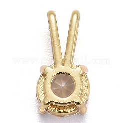 Brass Micro Pave Cubic Zirconia Pendants&nbsp;KK-P192-04-G06