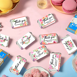 Leaf Paper Self Adhesive Mini Candy Bar Wrappers&nbsp;DIY-WH0604-004