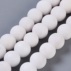 Natural Mashan Jade Beads Strands&nbsp;G-K245-01J-4mm