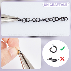 200Pcs 304 Stainless Steel Open Jump Rings&nbsp;STAS-UN0048-94