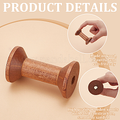 Wood Thread Bobbins&nbsp;TOOL-WH0159-36A