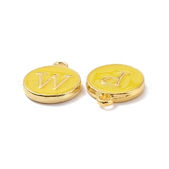 Golden Plated Alloy Enamel Charms&nbsp;ENAM-S118-09-M