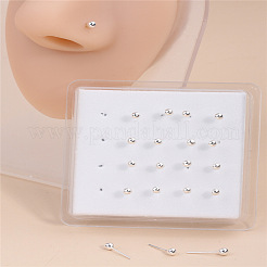 20Pcs Round Brass Nose Studs&nbsp;WGFA8C5-07