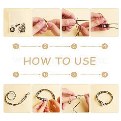 DIY Cord Bracelet Making Kit&nbsp;DIY-PH0009-16