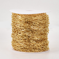 Brass Paperclip Chains&nbsp;CHC-S008-001B-G