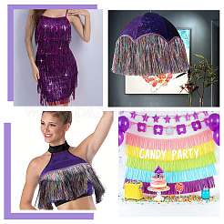 5M Polyester Tinsel Tassel Trimming&nbsp;OCOR-PH0036-47