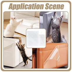 20Pcs 2 Styles Rectangle PVC Sofa Furniture Protectors from Cat Scratch&nbsp;AJEW-BC0010-18