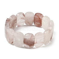 Natural Ferruginous Quartz Beads Stretch Bracelets for Women Men&nbsp;BJEW-I323-02X