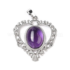 Natural Amethyst Pendants&nbsp;G-I322-04P-03