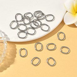 Tarnish Resistant 201 Stainless Steel Open Jump Rings&nbsp;X-STAS-M008-01