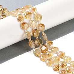 Heated Natural Citrine Beads Strands&nbsp;G-N342-10