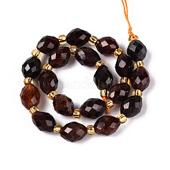 Natural Orange Garnet Beads Strands&nbsp;G-N342-53-8x6-05