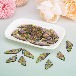Transparent Resin Wing Pendants Set&nbsp;X-RESI-TAC0021-01A