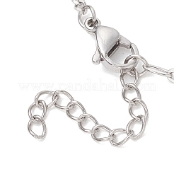 304 Stainless Steel Paperclip Chain Curb Chain Slider Necklace Making&nbsp;AJEW-JB01531