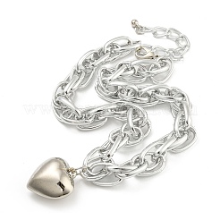 Heart Pendant Necklace&nbsp;LS-NJEW-K261-03P