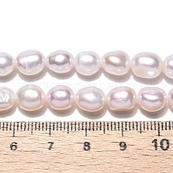 Natural Cultured Freshwater Pearl Beads Strands&nbsp;PEAR-N014-07L
