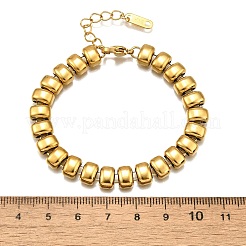 304 Stainless Steel Rectangle Link Chain Braceletes for Women&nbsp;BJEW-R022-01G
