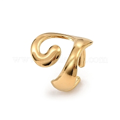Irregular Brass Cuff Open Rings for Women&nbsp;KK-CBA8D1E-02A-G