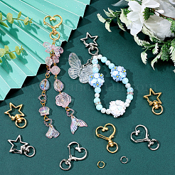 20 Sets 4 Styles Alloy Swivel Clasps&nbsp;FIND-SC0021-38