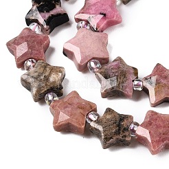 Natural Rhodonite Beads Strands&nbsp;G-T138-192