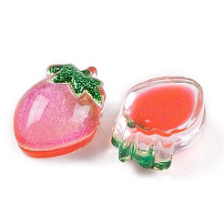 Transparent Epoxy Resin Fruit Decoden Cabochons&nbsp;CRES-P035-05A