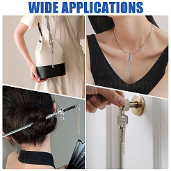 16Pcs 8 Styles Tibetan Style Zinc Alloy Tassels Big Pendants&nbsp;TIBEP-PH0001-91