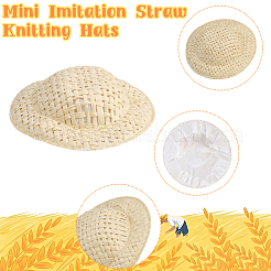 40Pcs Mini Cloth Doll Hats&nbsp;AJEW-SC0031-34C
