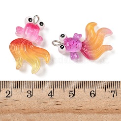Transparent Resin Pendants&nbsp;RESI-Z040-02P