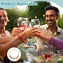 DIY Wine Glass Charms Making Kits&nbsp;DIY-BC0015-95