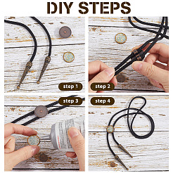 DIY Bolo Tie Kits&nbsp;DIY-GF0010-29C
