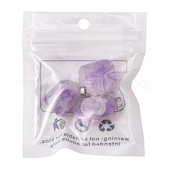 3Pcs Natural Amethyst Pendants&nbsp;G-FS0001-01