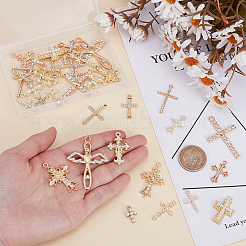 34pcs 17 styles Zinc Alloy Pendants&nbsp;FIND-AR0005-30