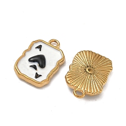 304 Stainless Steel Enamel Pendants&nbsp;X-STAS-F347-04G