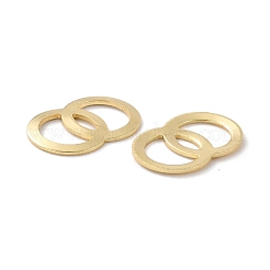 Eco-Friendly Brass Links Rings&nbsp;KK-C226-11G-RS