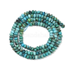 Natural HuBei Turquoise Beads Strands&nbsp;G-B175-A15-2x4mm